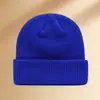 Gorro de Moda Estilo Coreano, Gorro de Lana Tejido para Otoño e Invierno, Gorro de Lana Cálido para Hombres, Gorro Tejido Cálido con Logo Personalizado