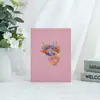 Nueva Tarjeta de Felicitación Creativa 3D Flores Grabadas con Láser Tarjeta Tridimensional Emergente Regalo de Cumpleaños Día de San Valentín Venta al por Mayor