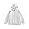 Nuevo Cárdigan con Capucha de Punto Rayado de Contraste de Alta Gama para Primavera y Otoño, Chaqueta de Traje de Béisbol Casual Holgada para Hombre y Mujer