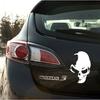 Adesivo de carro engraçado com caveira, adesivo decorativo para carroceria de carro, adesivo refletivo, provocação de Cavaleiro Fantasma transfronteiriço