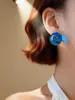 Pendientes Redondos de Cuentas Coloridas de Verano para Niñas, Pendientes de Diseño Único, Pendientes Elegantes y con Estilo, Nuevos Accesorios