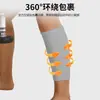 Calcetines Leggings Deportivos, Mangas para Pantorrilla de Ciclismo Maratón, Calcetines de Compresión Tejidos para Fitness, Mangas para Baloncesto Fútbol Fitness
