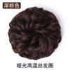 Anel para Peruca de Cabelo Natural para Mulheres Anel de Cabelo para Baile de Verão Anel de Cabelo Cacheado Fofo Flor Bud Preguiçosa Acessórios de Cabelo Naturais Flor de Cabeça