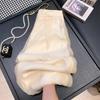 Calças de perna larga de tule estilo fada para mulheres 2024 Novo verão elegante cintura alta design de adaga solto calças de emagrecimento casuais