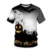 Camiseta para Hombre, Ropa Y2K, Cómics, Camiseta de Halloween, Fantasma