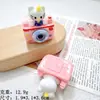 Accesorios de cámara de gato lindo de resina de dibujos animados joyería DIY hebilla de zapato joyería material de pegamento de crema para funda de teléfono móvil venta al por mayor