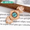 Hebilla para Madre e Hija Hanfu, Cuello Alto Estilo Antiguo, Hebilla Metálica Hombro de Nube, Hebilla de Disco Metálico Ojo de Gato de 35 mm, Chal Estilo Dinastías Ming y Song