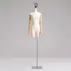 Mannequins estilo coreano suportes para vitrine de loja de roupas femininas de comprimento médio manequim de corpo inteiro para loja de roupas mesa humana manequim de loja de roupas