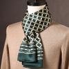 Lenço de Seda de Amora de Alta Qualidade para Homem Lenço de Seda Primavera Outono e Inverno Estilo Chinês Listra Longa Presente de Negócios para Namorado