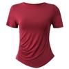 Ropa de Entrenamiento Corporal Fitness Deportes Tops Slim para Mujer Verano Cuello Redondo Modal Yoga Ropa de Danza Clásica Set