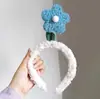 Nova Faixa de Cabelo com Flores da Primavera, Faixa de Cabelo Fofa de Pelúcia para Lavar o Rosto, Faixa de Cabelo de Celebridade da Internet, Faixa de Cabelo Masculina, Scrunchie, Acessório de Cabelo