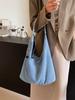 Bolso de Hombro de Mezclilla para Mujer Nicho Artístico Gran Capacidad Bolsa de Compras Bolso Tote para Estudiantes Universitarios Bolsa de Lona Artística Moderna