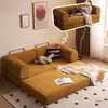 Sofá Dobrável Sala de Estar Apartamento Pequeno Pessoa Dupla Lavável Comprimido Simples Pessoa Preguiçosa Sofá-Cama Unidade Combinada Dois-em-Um