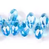 Venta Directa de Fábrica 6X12 Colgante de Gota de Agua de Vidrio Cosido a Mano Cuentas Accesorios para Joyería DIY Cuentas de Gota de Agua con Agujero Horizontal de Cristal