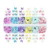 12 caixas de lantejoulas para unhas de borboleta joias beleza maquiagem cílios postiços decoração borboleta flash material DIY bolsa