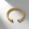Pulsera de Acero Inoxidable Transfronteriza de Joyería Nuevo Estilo Pulsera de Cable de Acero Línea de Cuerda de Cable de Acero Acabado Cepillado Joyería Transfronteriza