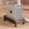 Soporte móvil para torre de computadora, estante de almacenamiento para impresora de oficina, soporte de almacenamiento para caja de escritorio pequeño con ruedas