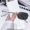 Estilo Coreano Estilo Ins Espelho Plano Sem Moldura Borda Cortada Fotossensível Que Muda de Cor Óculos Anti-Luz Azul para Presbiopia Óculos Vintage da Moda para Idosos
