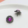Sombrero para Mujer Noble Payaso Chapado en Cobre Oro Real Accesorios de Bruja Máscara de León diy Corona de Cuernos Barroca Material de Broche