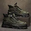 Nuevos Zapatos de Moda para Hombre Otoño/Invierno 2026: Botas Martin, Ropa de Trabajo de Suela Gruesa, Deportivas Casuales, Zapatos de Papá de Moda