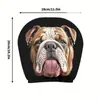 Funda de reposacabezas de coche de dibujos animados linda, funda de cojín de coche de animales, funda de almohada para cuello de coche suave