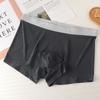 Ropa interior de seda helada sin costuras personalizada para hombre de alta gama, Boxer ajustado transpirable fino de verano para hombre