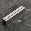 Soporte para Tarjetas Sólido de Acero Inoxidable Placa de Matrícula Soporte para Placa Clip para Menú Tarjeta de Receta Soporte para Tarjeta de Pastel Base para Tarjeta de Precio