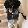 Mochila Escolar para Estudiantes Mujer 2025 Invierno Nuevo Ins Moda Trendy Bolsa para Estudiantes Bolsa de Mujer Versátil de Gama Alta