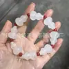 Pulseira de Jade Afegão Natural, Pulseira Portátil, Pulseira de Contas de Jade Branco Jade Hetian Imitação, Presente para Transmissão ao Vivo em Feira de Rua