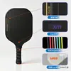 Fábrica transfronteiriça produz raquetes de pickleball feitas de painéis em favo de mel de fibra de vidro e fibra de carbono, suporta impressão dupla face com padrão e logotipo personalizados