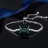 Pulsera elástica más vendida, Pulsera de ágata de trébol de cuatro hojas, Accesorios de pulsera con letras y animales, Stock listo del fabricante al por mayor