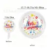 Globos bobo españoles de 20 pulgadas impresos para envío transfronterizo, globos de regalo de Navidad, suministros de decoración para ambiente de fiesta