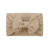 Accesorios para el Cabello de Bebé Nuevos Transfronterizos Comercio Exterior Diadema de Nylon para Bebé Diadema Lazo Ancho Jacquard Diadema Infantil