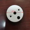 Lámpara de Pared Redonda con Ventosa Negra y Blanca de 6cm 10cm Lámpara para Barra de Bar Lámpara de Panel Plano Base Colgante Portalámparas con Rosca Accesorios