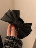 Escape Princess Headwear Preto Big Bow Acessórios de cabelo Hairpin Clipe de cabeça das mulheres High-grade Sense Clip Shark Clip