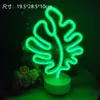 Lâmpada de Mesa para Modelagem LED Neon Transfronteiriça Lâmpada de Atmosfera Celebridade da Internet Decoração de Quarto para Festas de Natal Lanterna