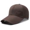 Gorra de béisbol bordada para hombre, de ala larga, deportiva, de moda, para primavera y otoño de 2024