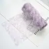 Tiras de Tecido de Organza Flor Margarida 14CM Tecido DIY para Scrunchies para Fazer Scrunchies Grandes de Cabelo e Laços