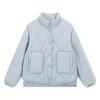 Pudding Jaqueta Infantil Haru Top 2025 Inverno Novo Jaqueta de Fleece para Meninas + Colete Acolchoado Conjunto