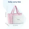 Bolsa de Viaje Acolchada Lista para Usar, Bolso de Equipaje de Moda de Gran Capacidad, Bolsa para Deporte y Fitness con Neceser, Bolsa de Noche, Bolso de Hombro