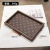 Bandeja de Almacenamiento de Tabaco de Madera de Nogal Vintage de Gama Alta, Bandeja Cuadrada de Madera de Lujo para Almacenamiento y Curado de Tabaco
