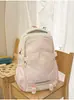 Mochila nueva de alta apariencia estilo coreano ins fresca y dulce de colores de caramelo para estudiantes de secundaria y preparatoria, mochila ligera y de gran capacidad