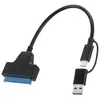 Cabo sata usb3.0 cabo easy drive usb3.0 para sata cabo de dados para HD de 2,5 polegadas 0,24m