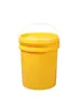 Cubo de Plástico Engrosado de 20L, Cubo Redondo de 25L, Cubo de Agua de 1L, Cubo de Pintura de 5L, Cubo de Pintura Sellado