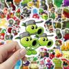 100 adesivos de desenho animado de Plants vs Zombies decorativos mala de telefone capa caderno material adesivos atacado