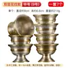 Índia Esculpida em Bronze Tigela de Abastecimento de Água Oito Budas Auspiciosos Pré-oferenda Oito Copos Sagrados de Água Copo de Abastecimento Decoração de Buda para Casa
