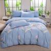 Sábana de Algodón Grueso Estampada Jet Juego de Cuatro Piezas Otoño e Invierno Juego de Cama Venta al por Mayor de Fábrica