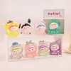 Brillo Fino Transparente de Hielo Sanrio Cabeza Torcida Accesorios de Resina DIY Bolsa Sorpresa Adornos Lindos Colgante Llavero Joyería