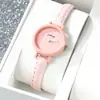Relógio compacto de mostrador para meninas e estudantes, versão coreana, pulseira fina simples, estilo vintage, estilo faculdade ins, relógio para prova
