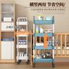 Carrito Estante de Almacenamiento Transparente, Estante de Almacenamiento Multicapa para Sala de Estar y Dormitorio, Estante de Almacenamiento de Snacks para Niños, Venta al por Mayor del Fabricante